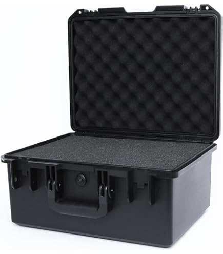 Amazon.com: AxiGear 17in Waterproof Hard Shell Case with DIY